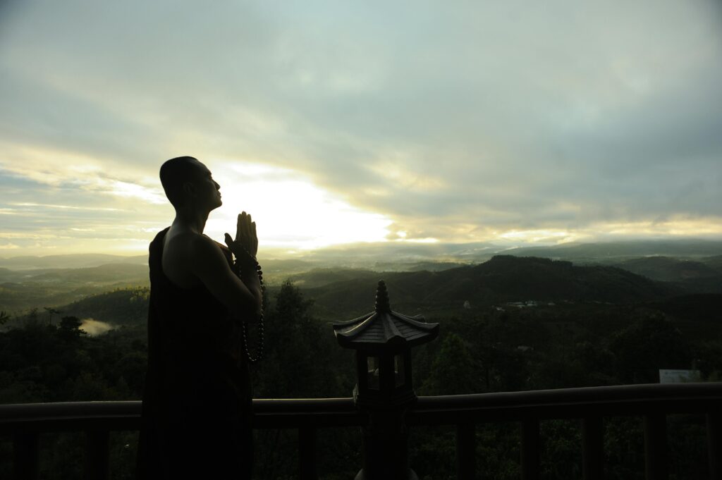 Law of vibrations and frequency studied by monk
